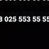 8 800 555 35 35 VS 8 025 553 55 55