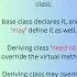 Abstract Virtual Override Methods Shorts