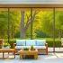 Forest Retreat With Gentle Piano Nature Sounds Calm Poolside Ambience For Work Relaxation