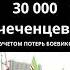 Сколько людей погибли на Чеченской войне 1990 2005гг После войны и геноцида русских в Чечне 1