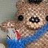 Мастер класс Мишка почтальон 6часть Амигуруми Crochet Beads Tutorial Handmade Amigurumi