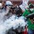 Protesters Dispersed With Less Lethal Rounds Outside The Federal Building In LA