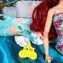 Barbie Little Mermaid Ariel Wedding Morning Routine Rapunzel Hair Salon