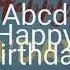 ABCD Happy Birthday Song Dj Remix