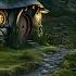 A Rainy Night In Hobbit Village Peaceful River Rain And Thunder Sounds For Falling Asleep Faster