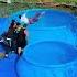 Process Of Creating An Instant Backyard Paradise With An Ultra Portable Swimming Pool