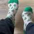 Socks Of The Day 01 03 25 Cute Green Cactus Socks Shorts Socks Cutesocks Anklesocks Sockshorts