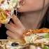 ASMR DOMINO S CHEESE BURST PIZZA MUKBANG Asmr Mukbang Pizza