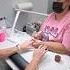 SHE DID MY NAILS WITH HER EYES CLOSED THE ENTIRE TIME