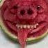 The First Time I Think Watermelon Is Vulgar My Kitchen Diary Sand Sculpture Funny Original