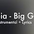 Sia Big Girls Cry Official Instrumental Lyrics On Screen Karaoke