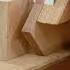 Japanese Woodworking Joinery Twin Mortise And Tenon Joint With Sword Tip Miter 剣留め二枚ほぞ接合 Shorts
