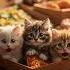 Pizza Donut Loving Cats Sing APT Purr Fectly Viralcats Apt Shorts Singingcats Cutecats