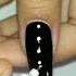 Black Colour Nail Design Naildesign Nailart Shorts Youtubeshorts