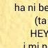 IVE HEYA Clean Acapella Lyrics