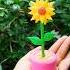 How To Make Sunflower With Super Clay Clayart Sunflower Diy Youtubeshorts Shorts Clay