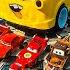 Disney Pixar Cars Falling Into Deep Pool Lightning McQueen Tow Mater Mack Sally Francesco