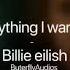 Everything I Wanted Billie Eilish Edit Audio