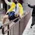 The Girl Is Rocking With Her Skill With The Policemans Parkour Respect Shorts Impossible