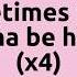 Sometimes Alex G Karaoke