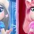 My Talking Angela M 2 Frozen Pink Elsa VS Blue Elsa New Update Cosplay