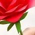 How To Make Paper Rose Flower Easy LampZoom