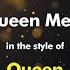 Queen The Queen Medley 3 Karaoke Version From Zoom Karaoke