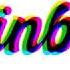 GIMP Offset Rainbow Text