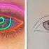 Teacher Vs Student Drawing Eye