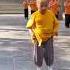 Kung Fu Monk Performing Shaolin Kung Fu