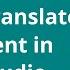 How To Translate A Document In Trados Studio 2019