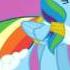 Rainbowdash Is Dancing In The Moon Light