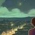 Sitting On A Rooftop On A Summer Night Oldies Playing In Another Room City Night Ambience ASMR