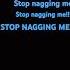 STOP NAGGING ME Meme