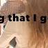 Shakira The One Thing Lyrics