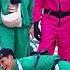 Pelan Pelan Players Awas Ketangkap Pink Guard Squid Game Red Light Green Light Challenge