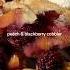 Peach And Blackberry Cobbler Ingredients Below