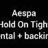 Aespa Hold On Tight Instrumental Backing Vocals