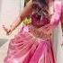 Anusha Rai New Reel Serialactress Kannada Celebrity Dancer Reelstar Pink Halfsaree Tradition
