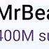 MrBeast Just Reached 400 MILLION SUBSCRIBERS