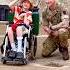 Touching Moment With King S Guard And Disabled Child