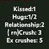 The 1 2 Hug Is Cause We Hugs Once But The Next Hung The Day After He Broke Up With Me