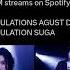 CONGRATULATIONS AGUSTD SUGA Shadow Minyoongi Suga Agustd Handsofmidas Fyp Viralshort Shorts