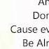 Be Alright Justin Bieber Lyrics