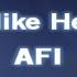 Just Like Heaven Karaoke Version AFI