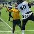 DK Metcalf And Darnell Washington Locking In Steelers NFL Shorts