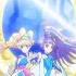 Cure Miracle And Cure Magical Sapphire Transformation Mahou Tsukai PreCure Mirai Days Fanmade