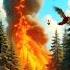 Pigeon Saves A Life Of Owl Pigeon Ai Cartoon Forest