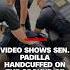 Video Shows Sen Padilla Handcuffed On The Ground At DHS Event