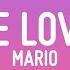 Mario Let Me Love You Lyrics